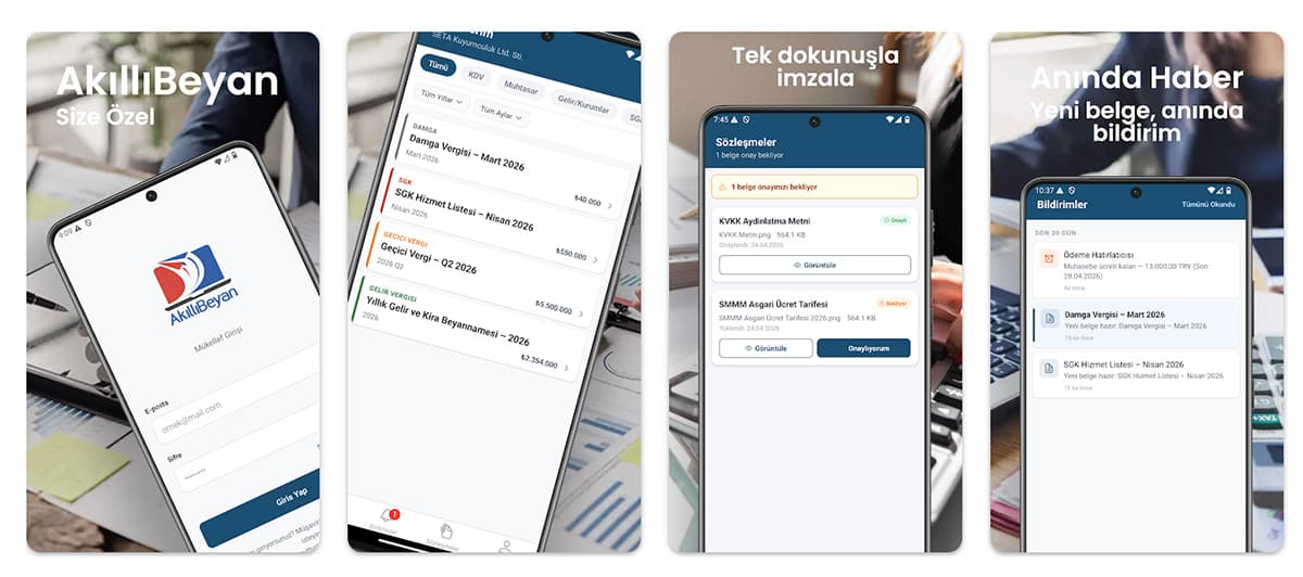 AkıllıBeyan Android uygulaması Google Play'de yayında
